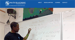 Desktop Screenshot of mathreasoning.com